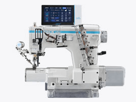 Drabinkowa maszyna do szycia z energooszczędnym silnikiem.