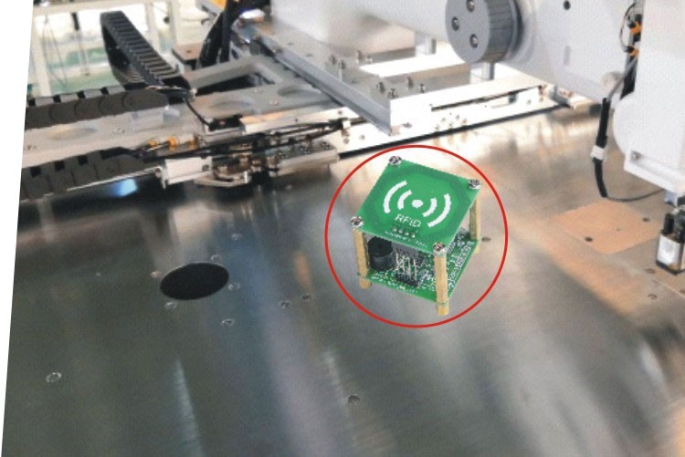 Szybka zmiana odszywanych wzorów szycia dzięki czytnikowi RFID.