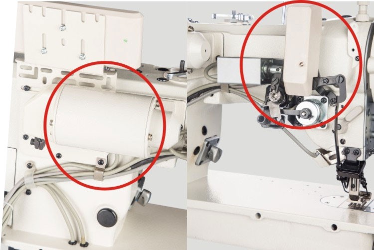 Maszyna zig-zag z funkcjami automatycznymi.