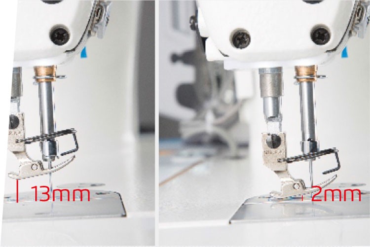 Stebnówka z regulacją podnoszenia stopki.