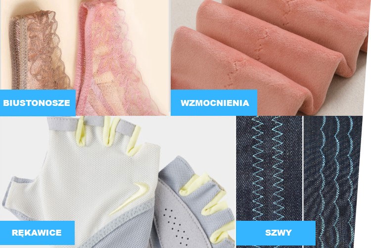 Maszyna zig-zag z różnorodnym zastosowaniem.