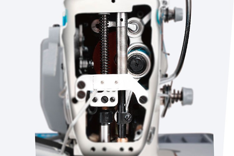 Stebnówka z igielnicą która nie potrzebuje smarowania.